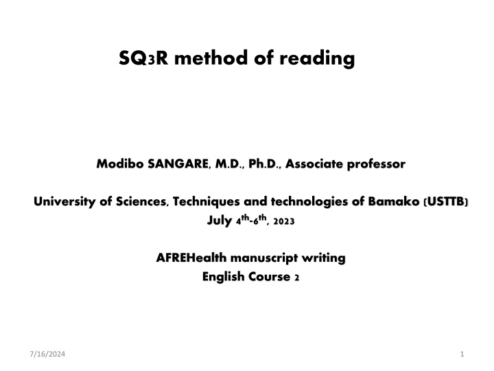 sq3r method of reading