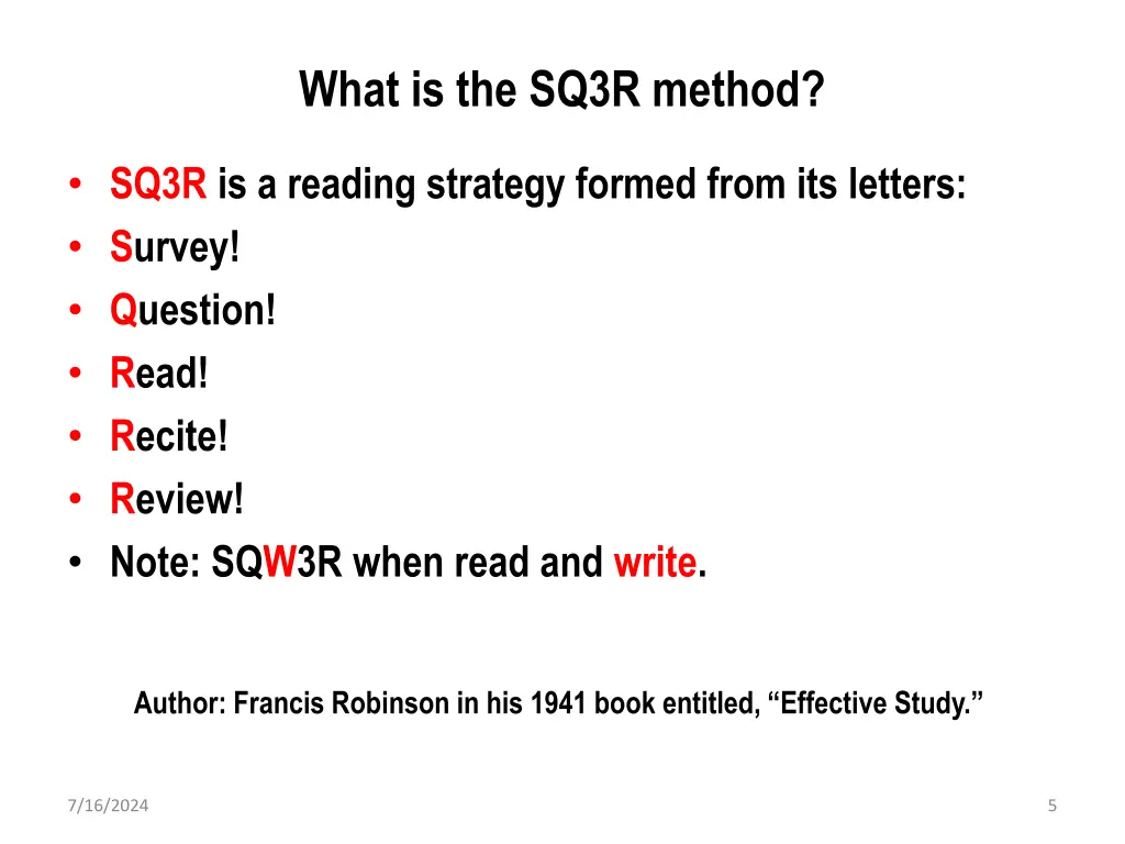 what is the sq3r method