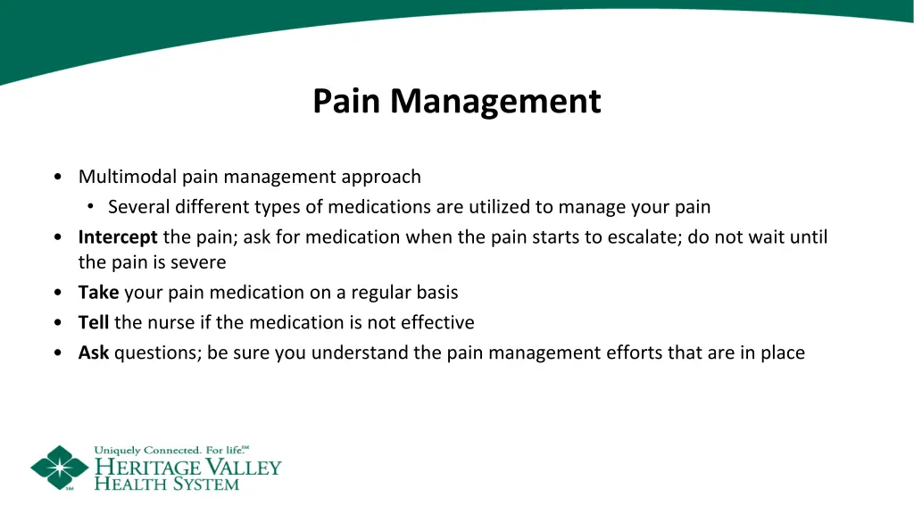 pain management