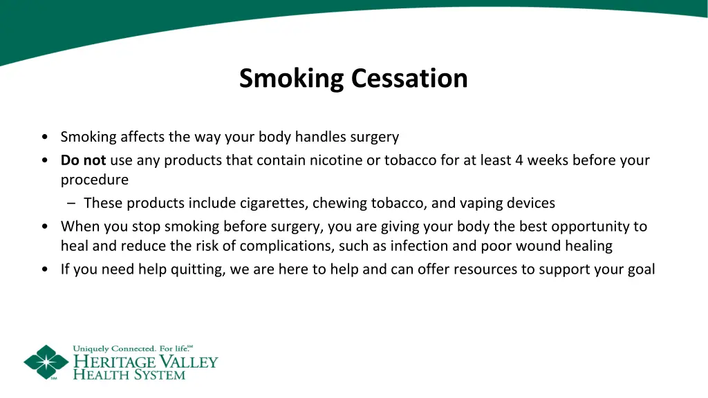 smoking cessation