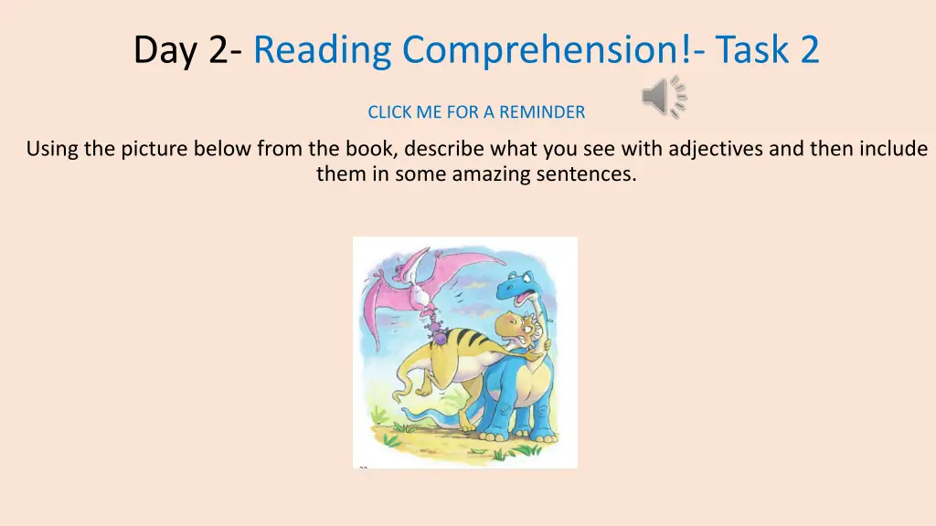 day 2 reading comprehension task 2