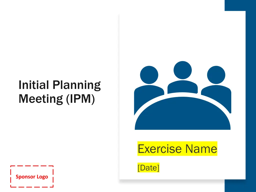 initial planning meeting ipm