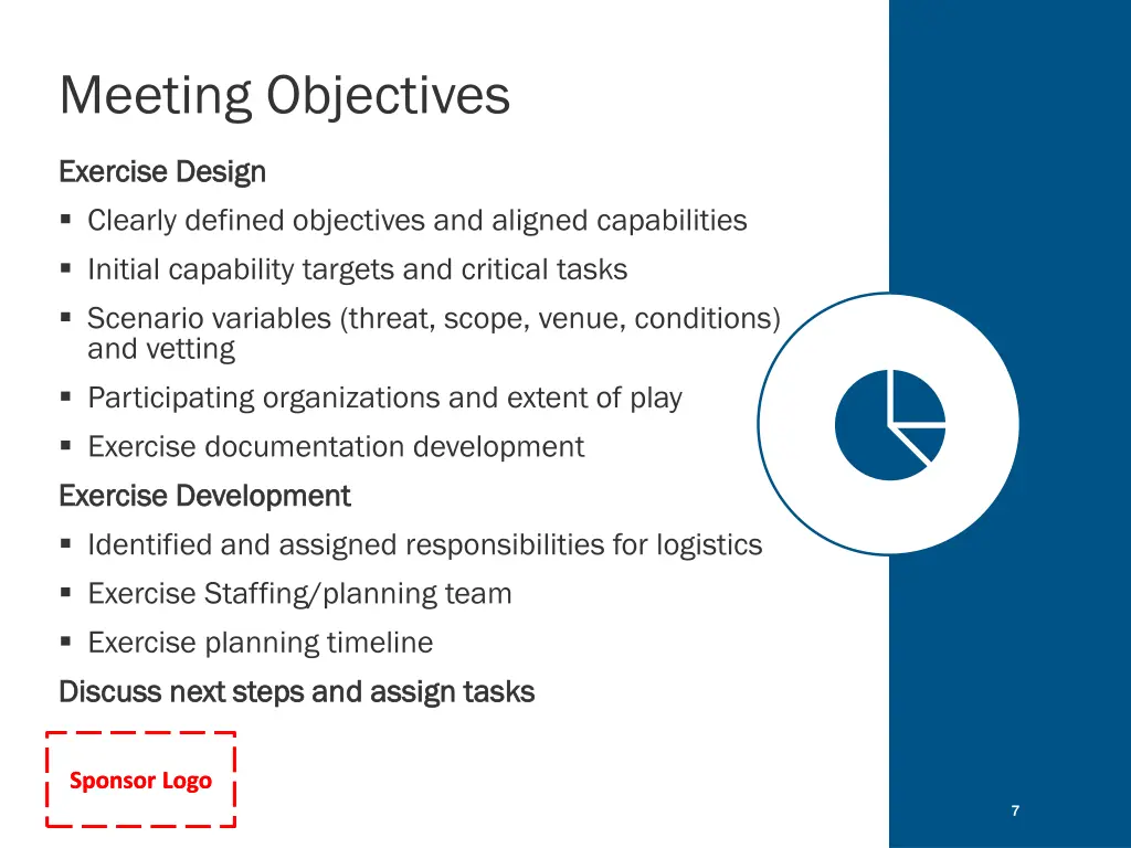 meeting objectives