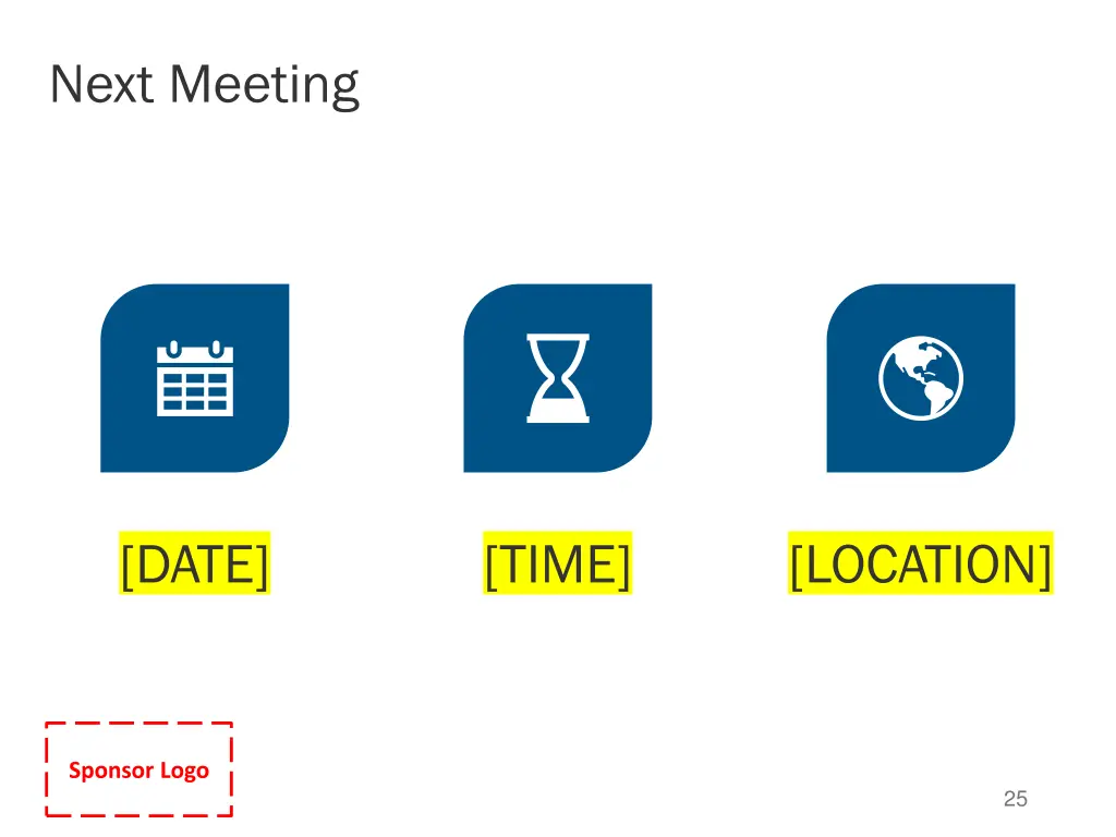 next meeting