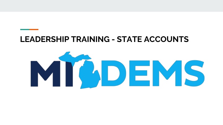 leadership training state accounts