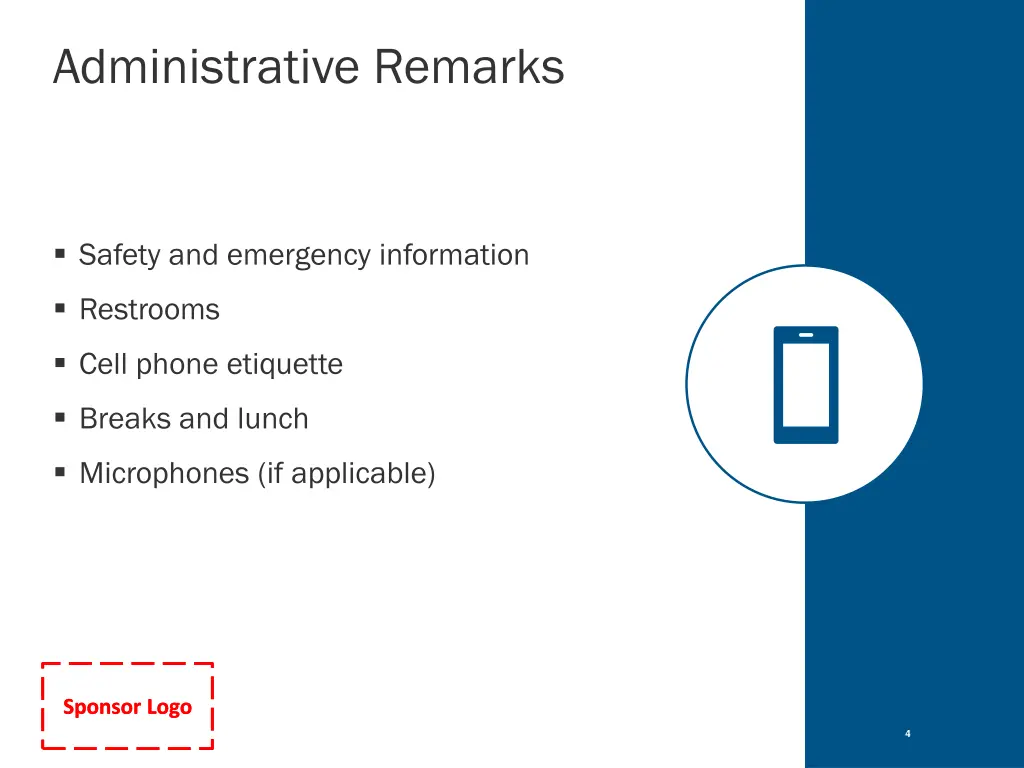 administrative remarks