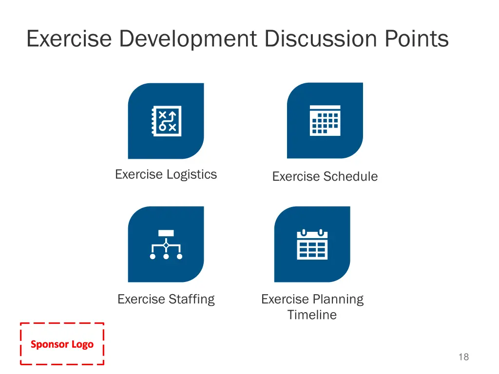 exercise development discussion points