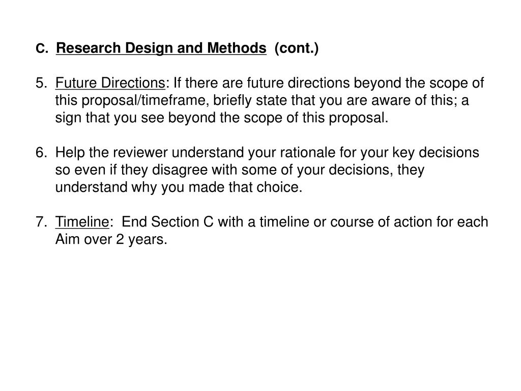 c research design and methods cont