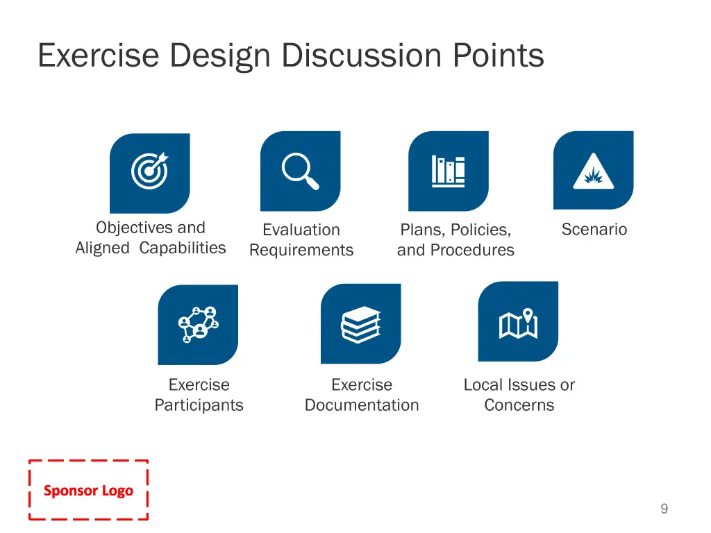 exercise design discussion points