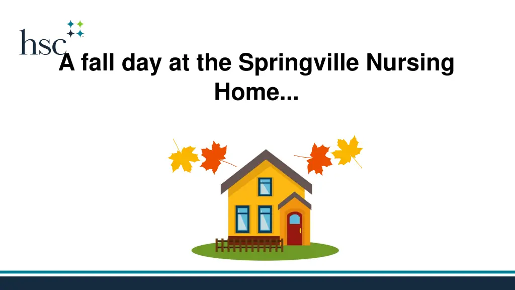 a fall day at the springville nursing home