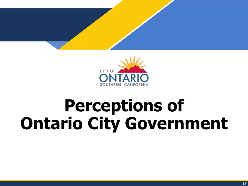 perceptions of ontario city government