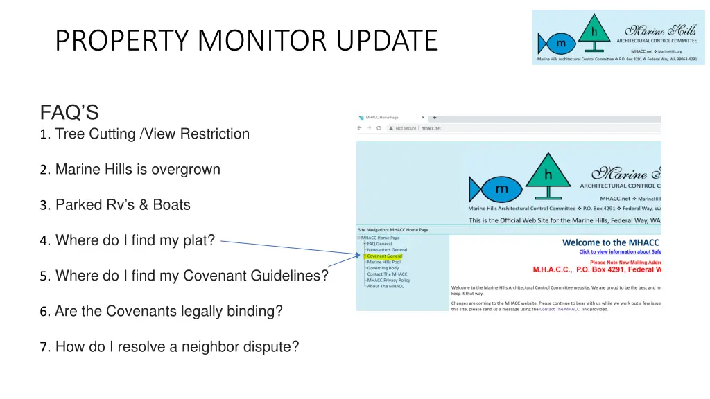 property monitor update