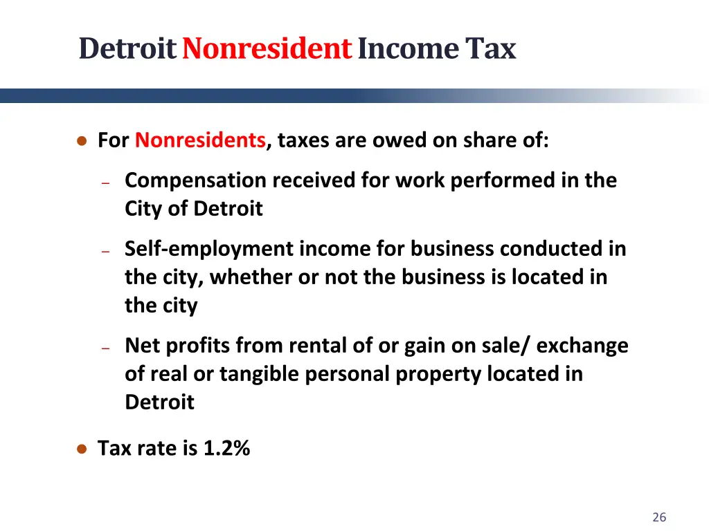 detroit nonresident income tax