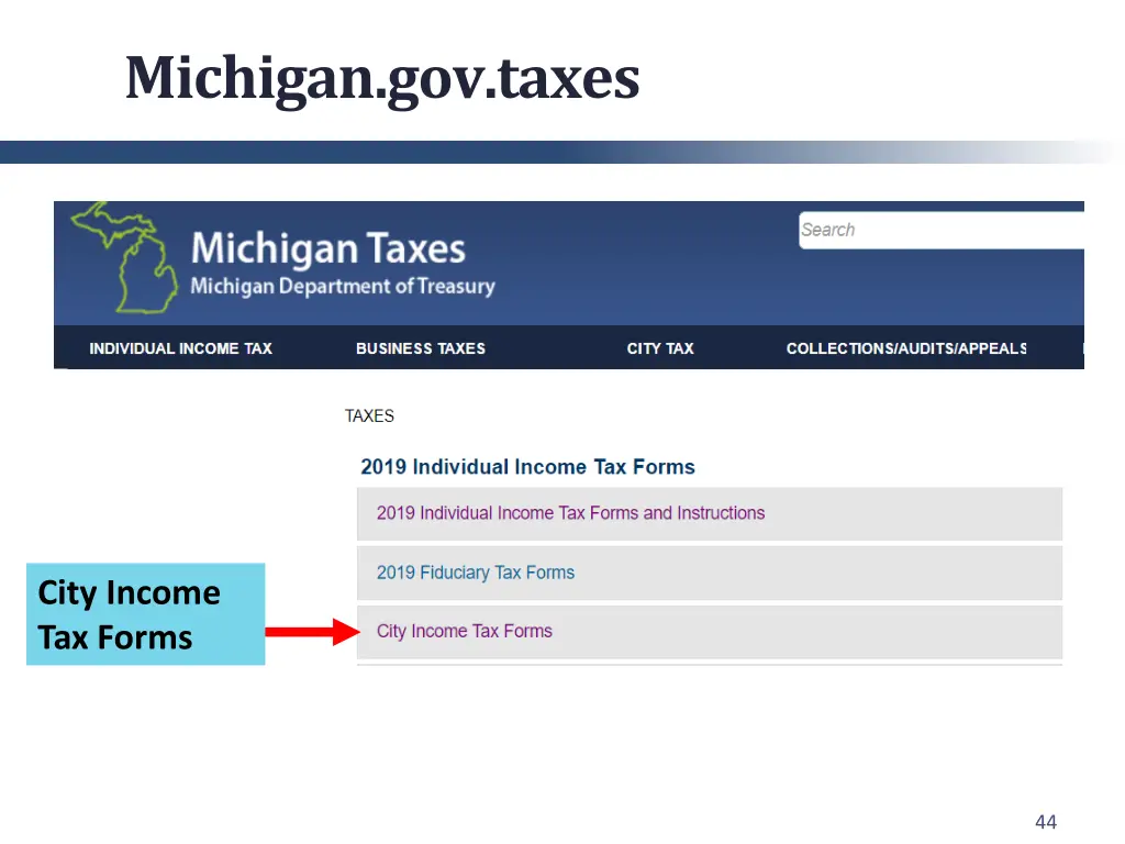 michigan gov taxes 2