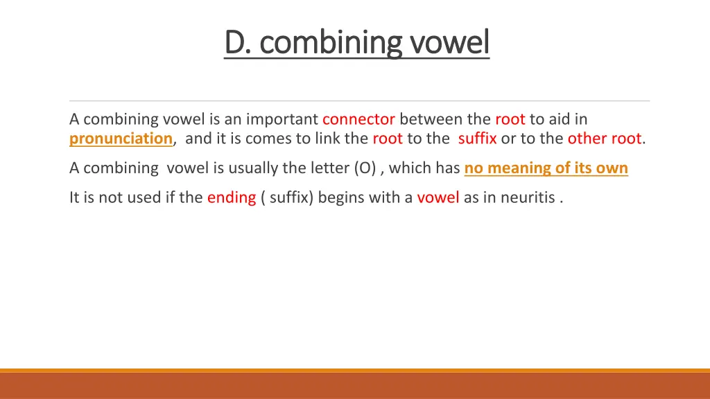 d d combining vowel combining vowel