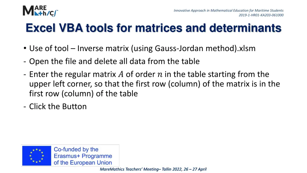 innovative approach in mathematical education 23