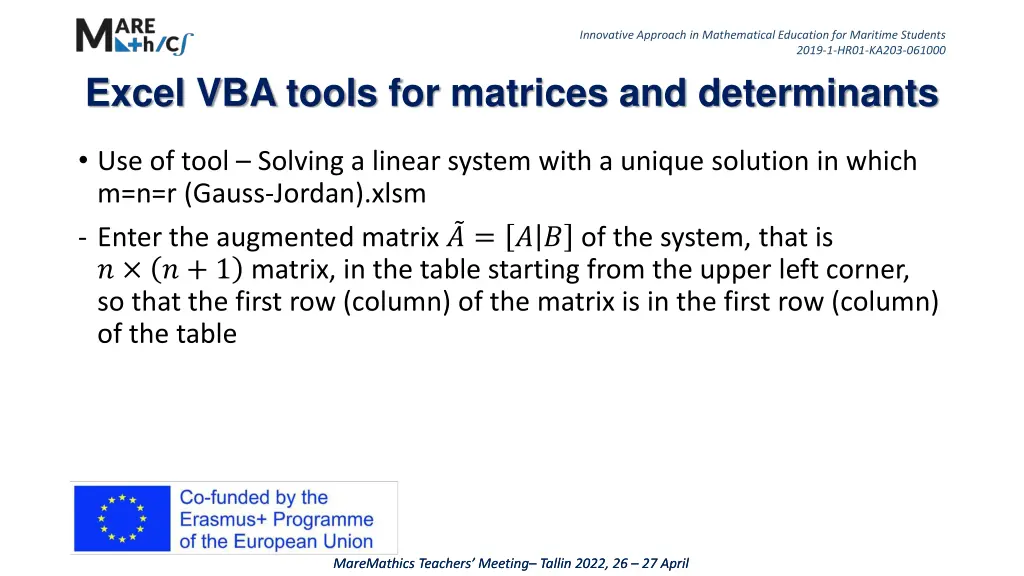 innovative approach in mathematical education 27