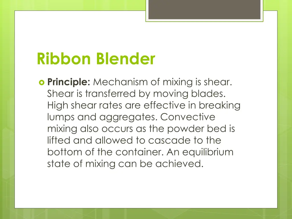 ribbon blender