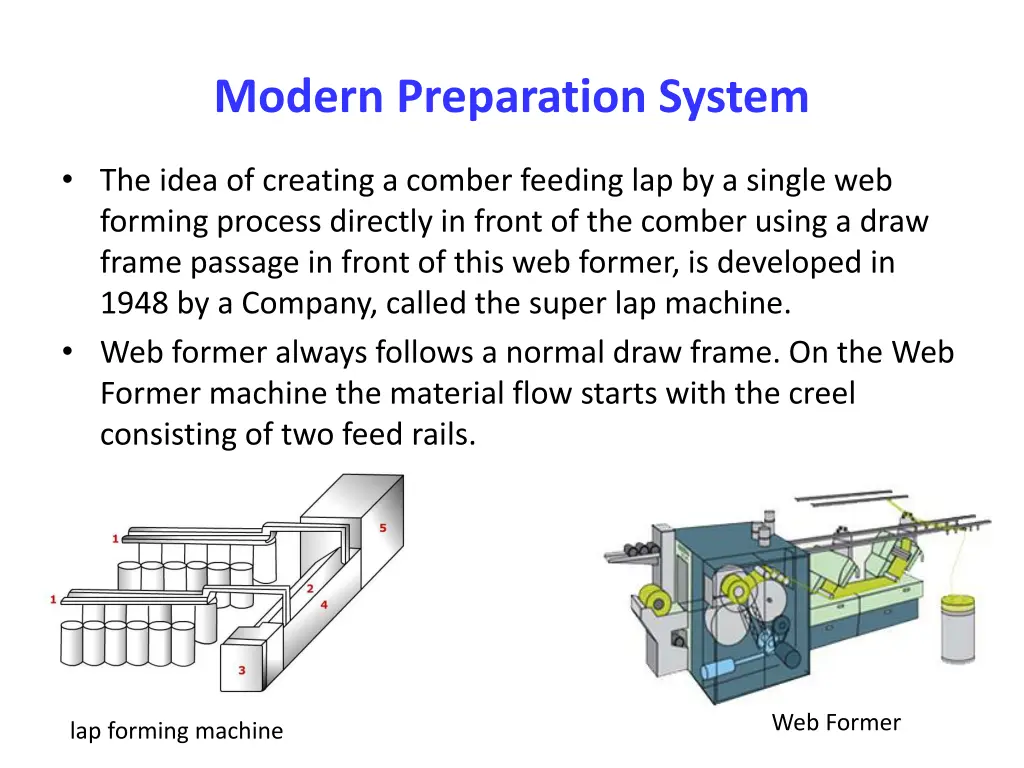 modern preparation system