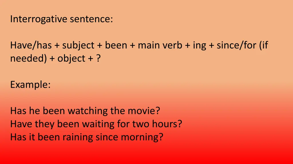 interrogative sentence