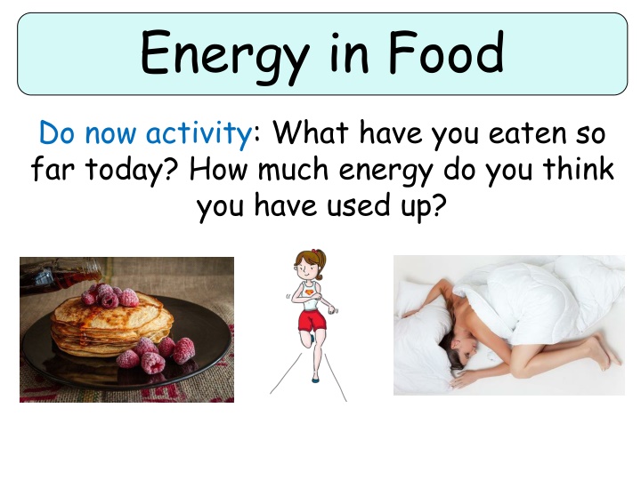 energy in food