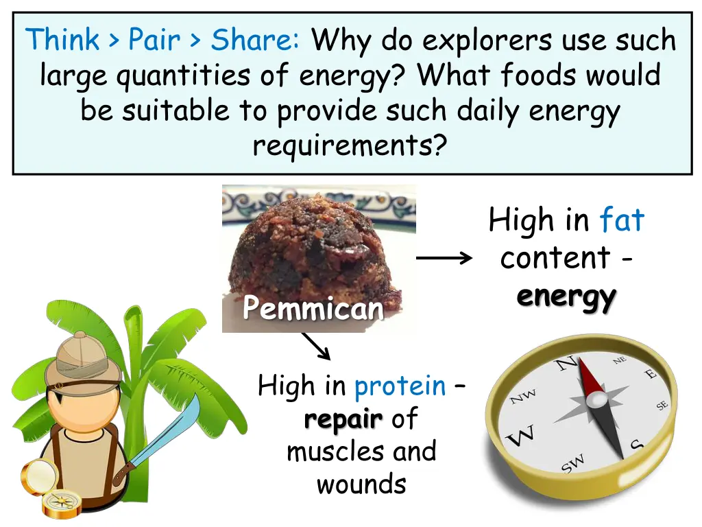 think pair share why do explorers use such large