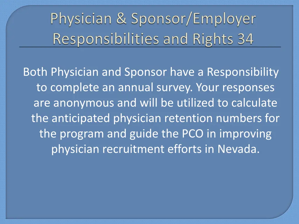 both physician and sponsor have a responsibility 1