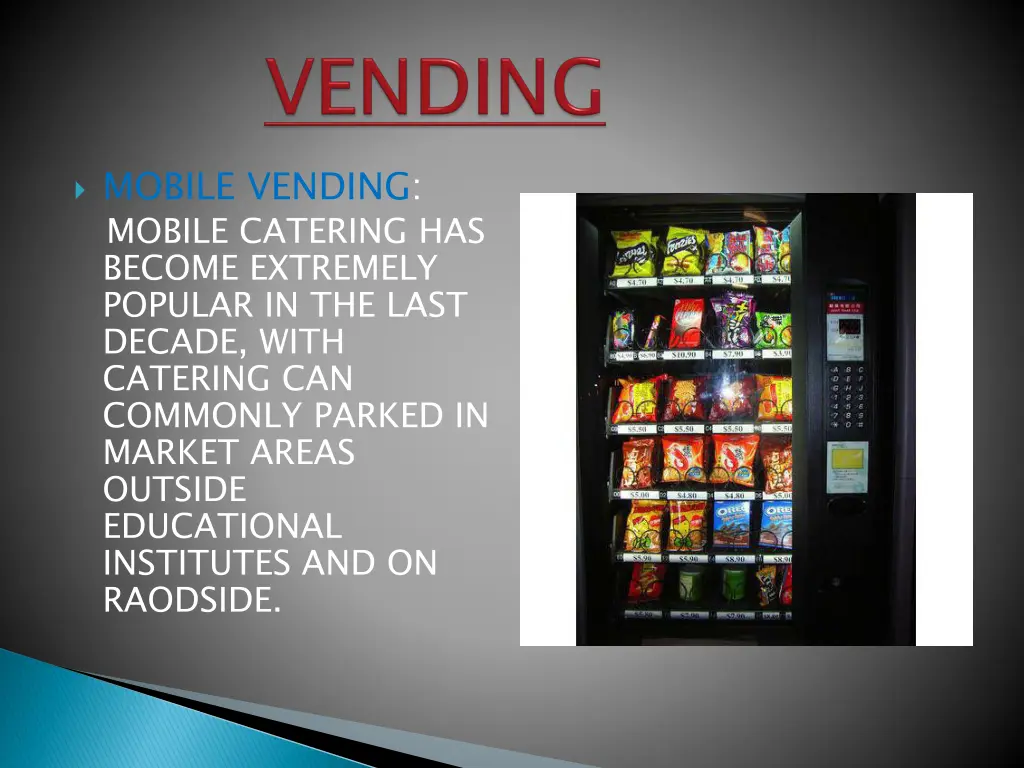 mobile vending mobile catering has become