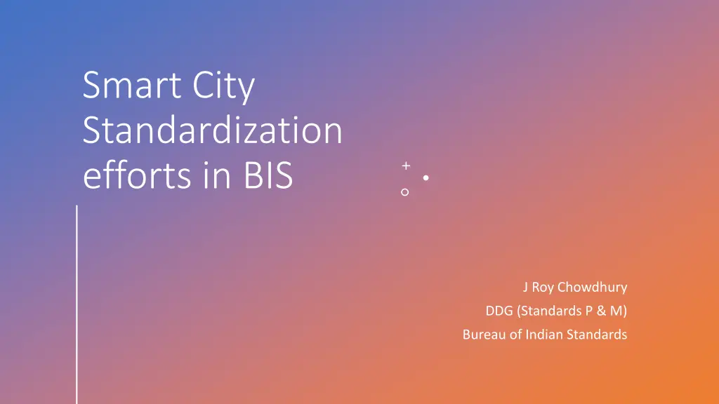 smart city standardization efforts in bis