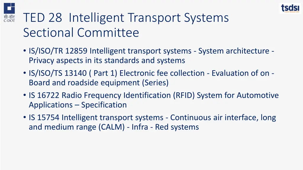 ted 28 intelligent transport systems sectional