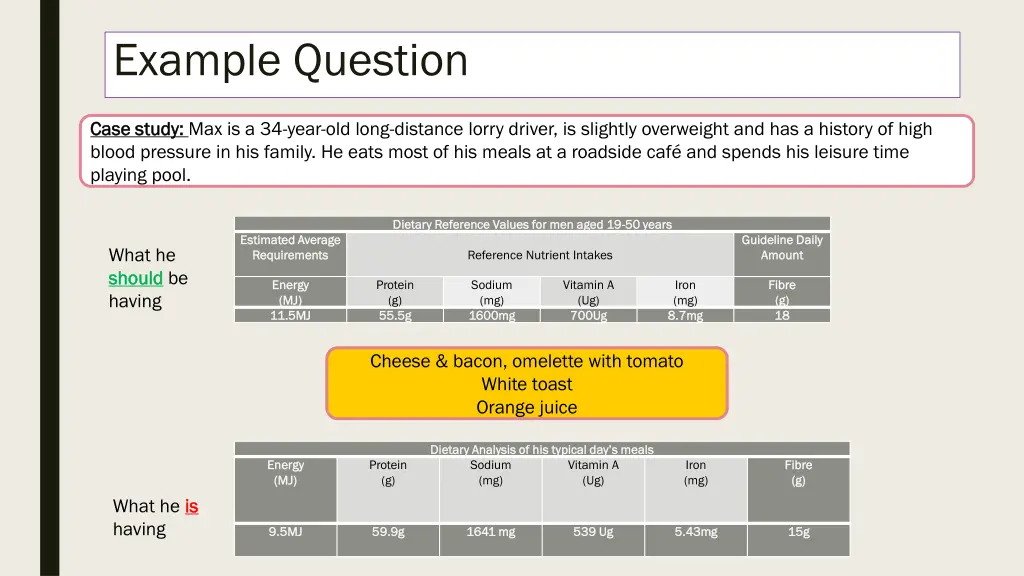 example question