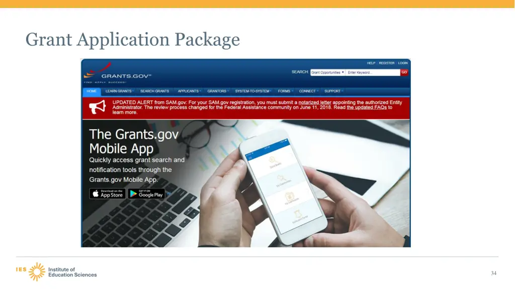 grant application package