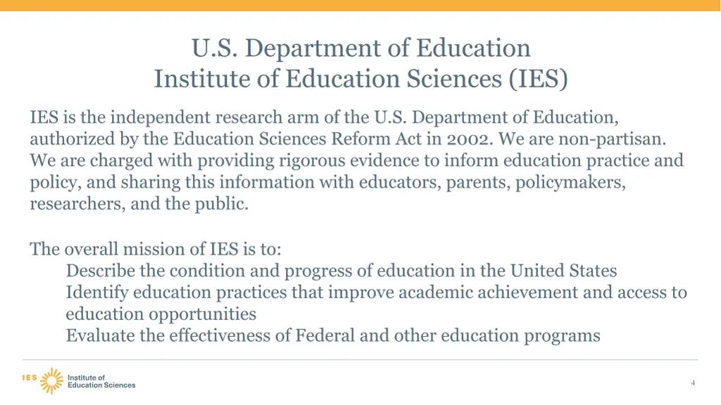 u s department of education institute