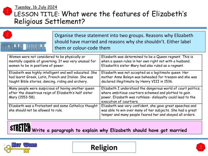 tuesday 16 july 2024 lesson title what were