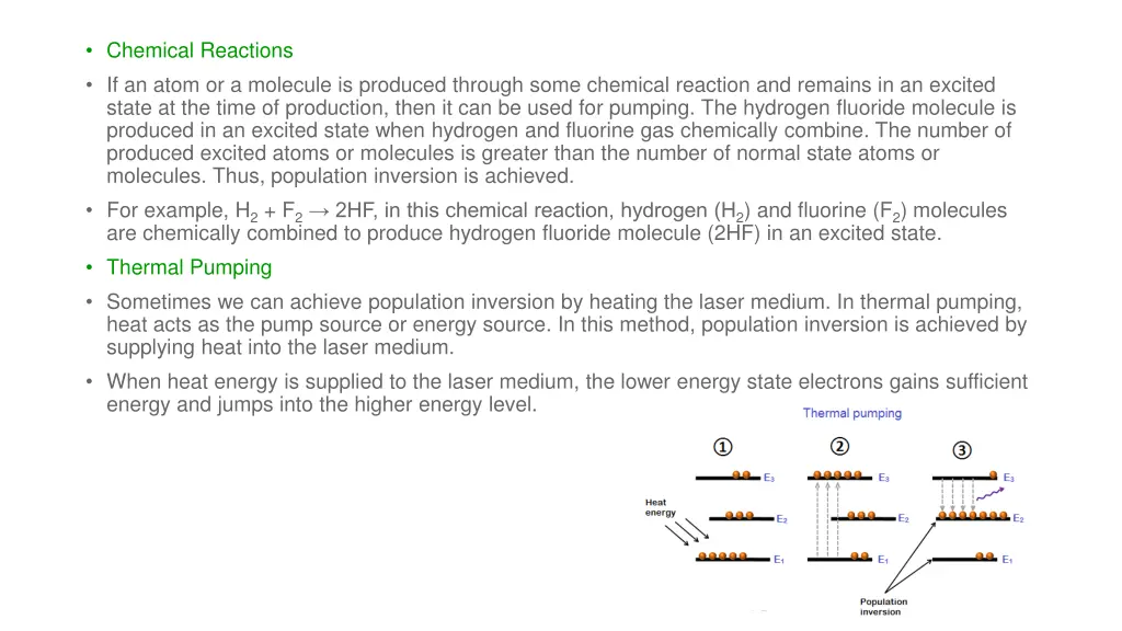 chemical reactions if an atom or a molecule