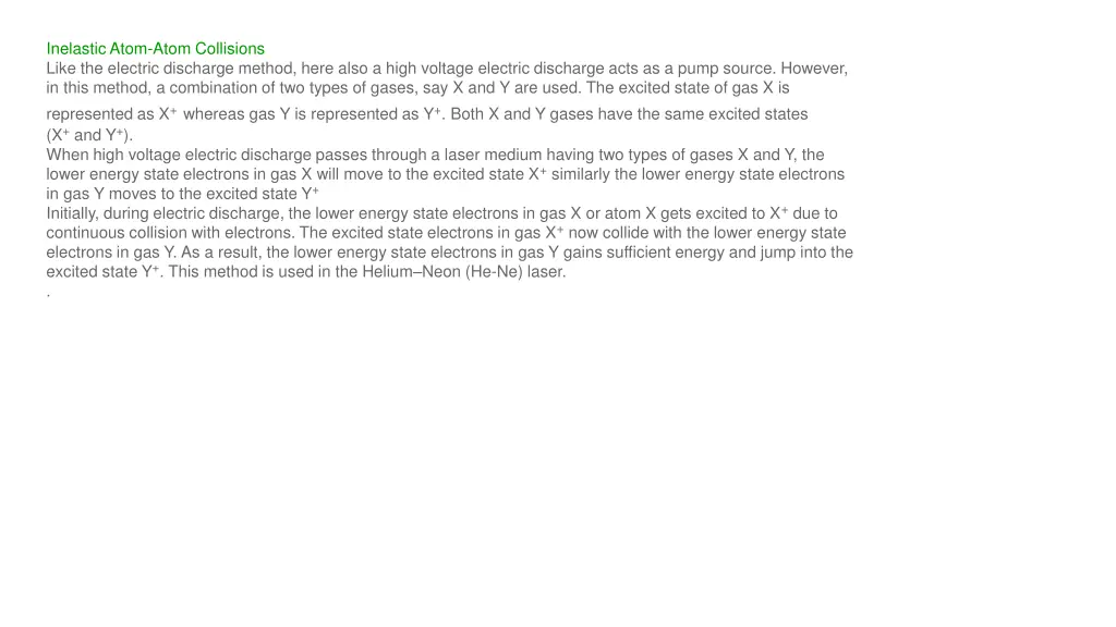 inelastic atom atom collisions like the electric