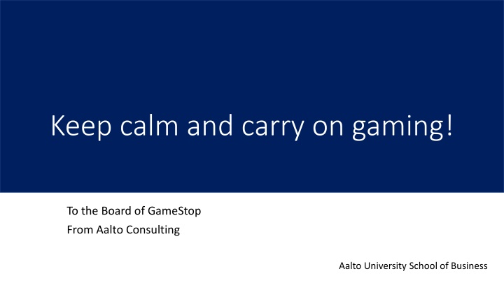 keep calm and carry on gaming