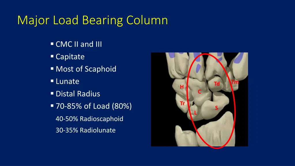 major load bearing column