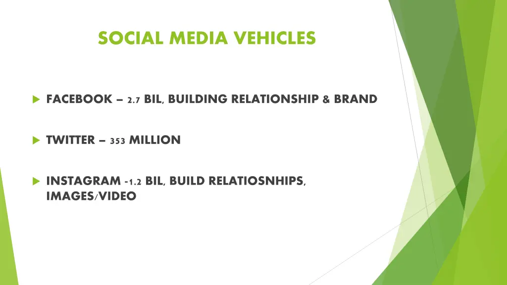 social media vehicles