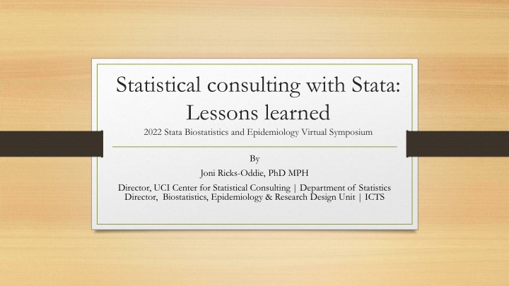 statistical consulting with stata lessons learned