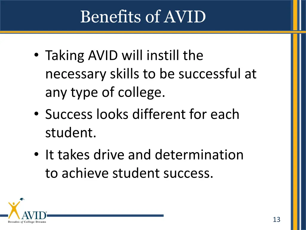 benefits of avid