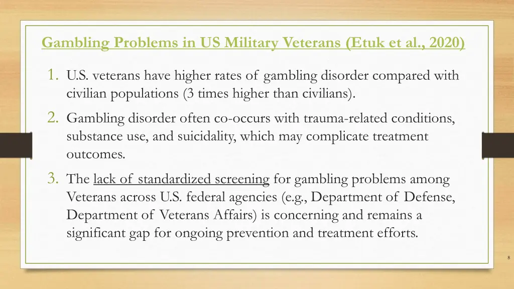 gambling problems in us military veterans etuk