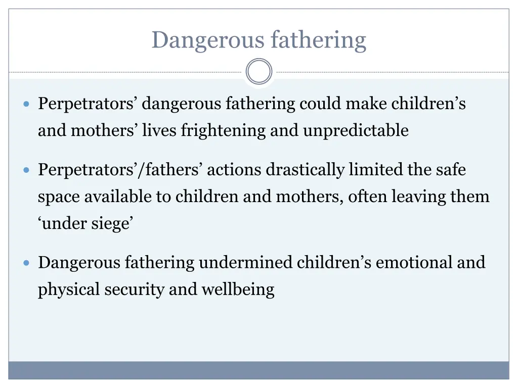 dangerous fathering 1