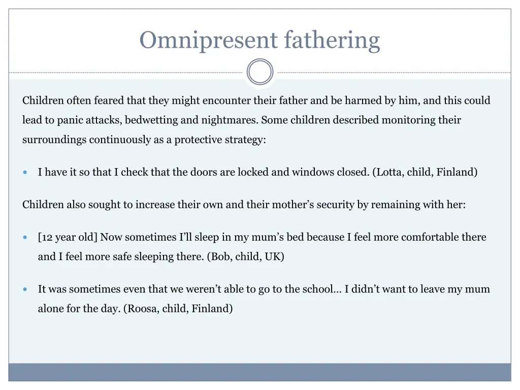 omnipresent fathering 1