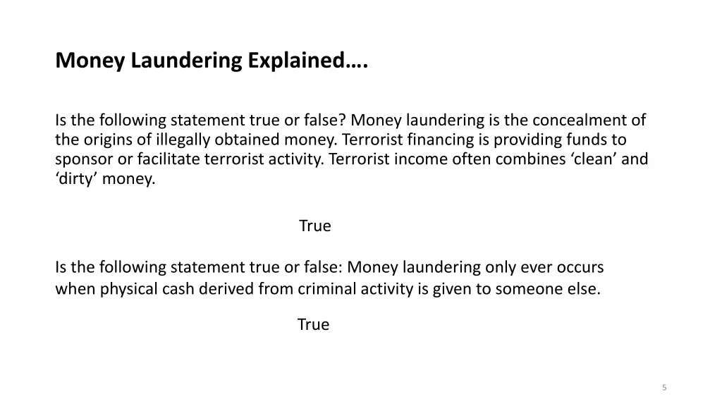 money laundering explained 1