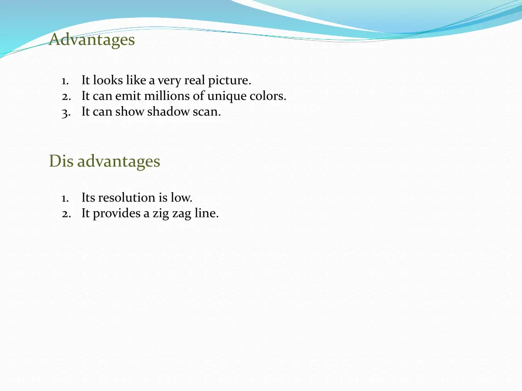 advantages