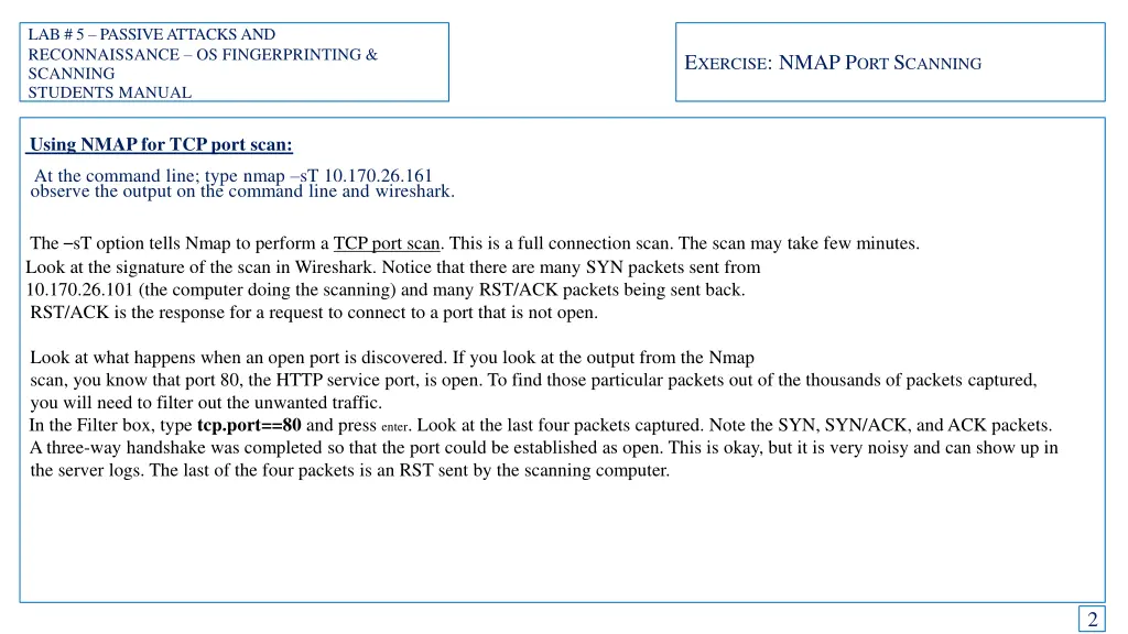 lab 5 passive attacks and reconnaissance 1