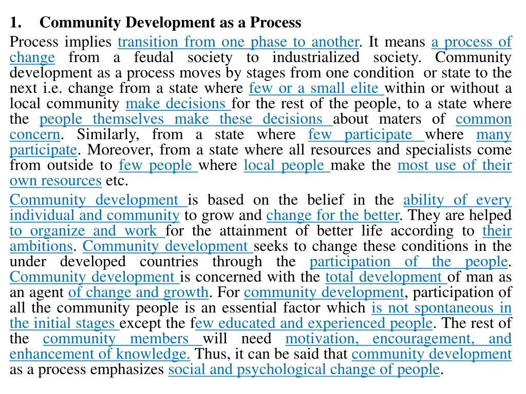 1 process implies transition from one phase