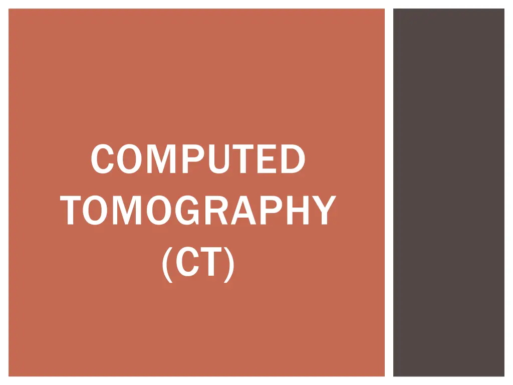 computed tomography ct