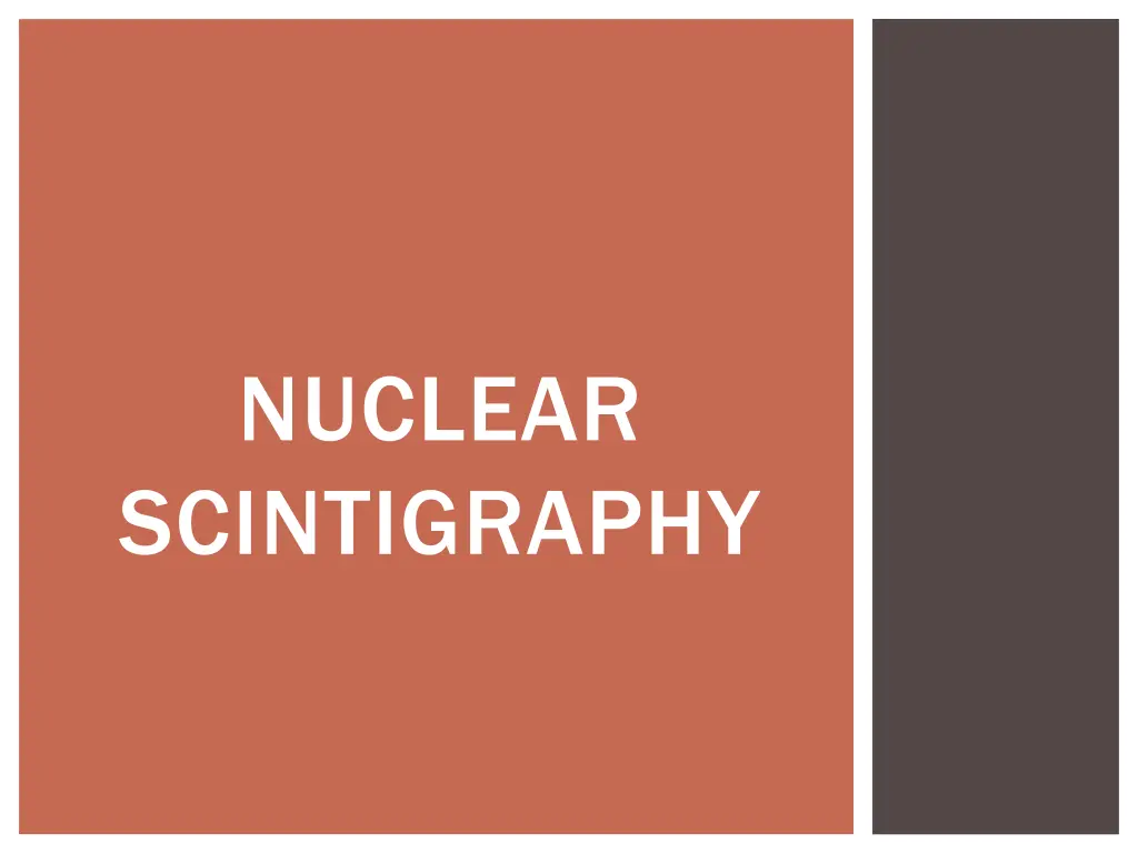 nuclear scintigraphy